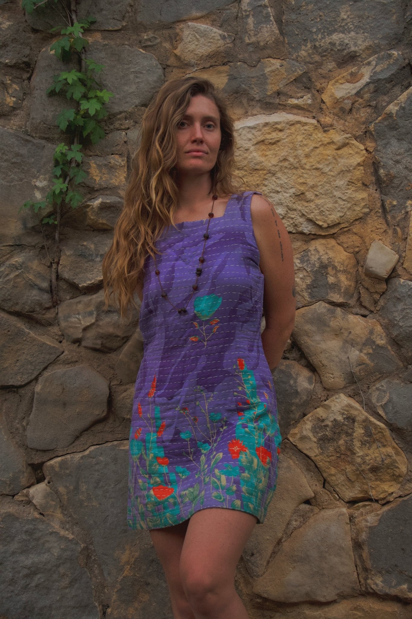 Lavender Mini Dress - Molly Dart