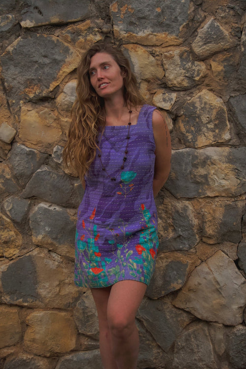 Lavender Mini Dress - Molly Dart