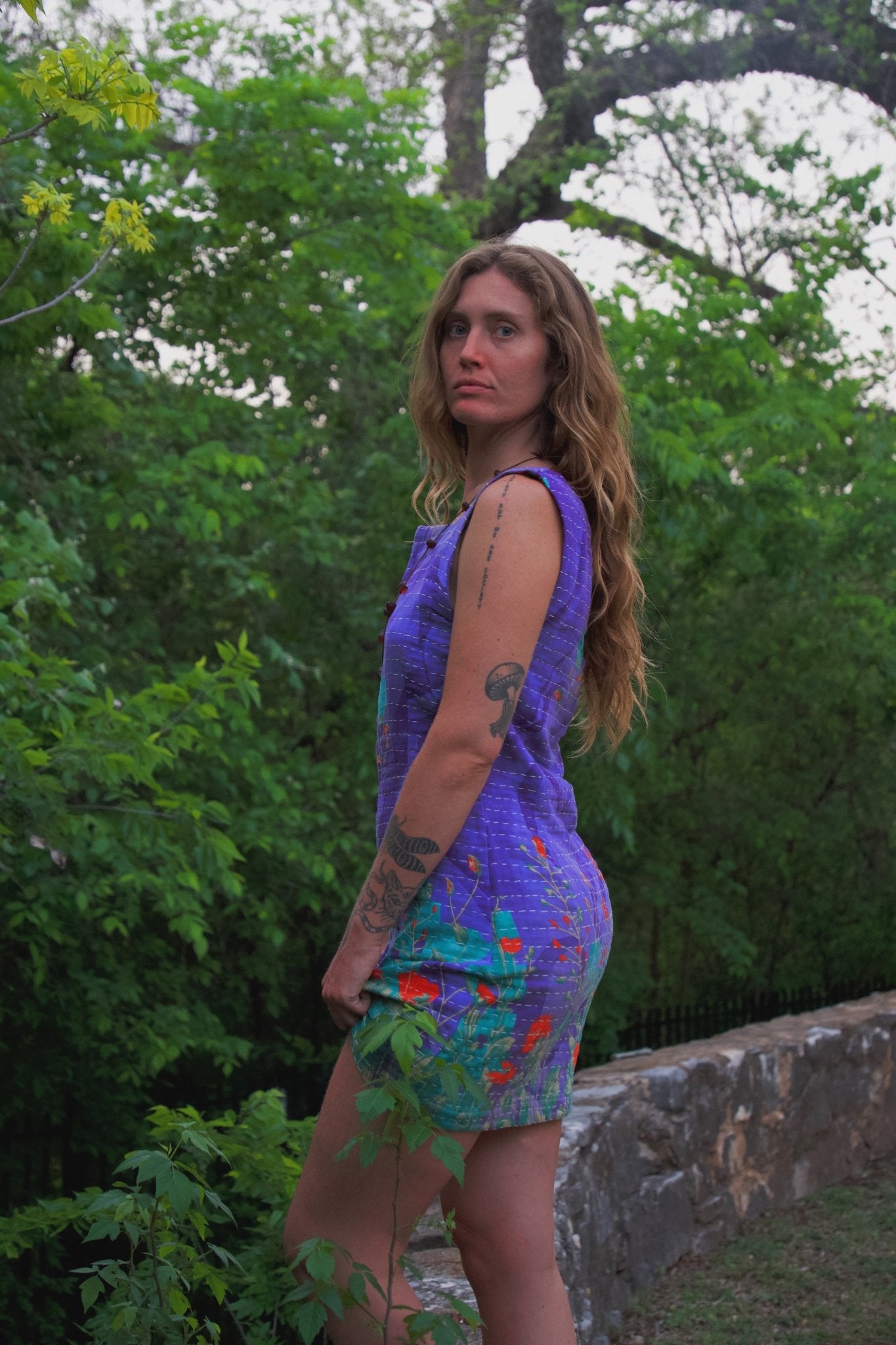 Lavender Mini Dress - Molly Dart