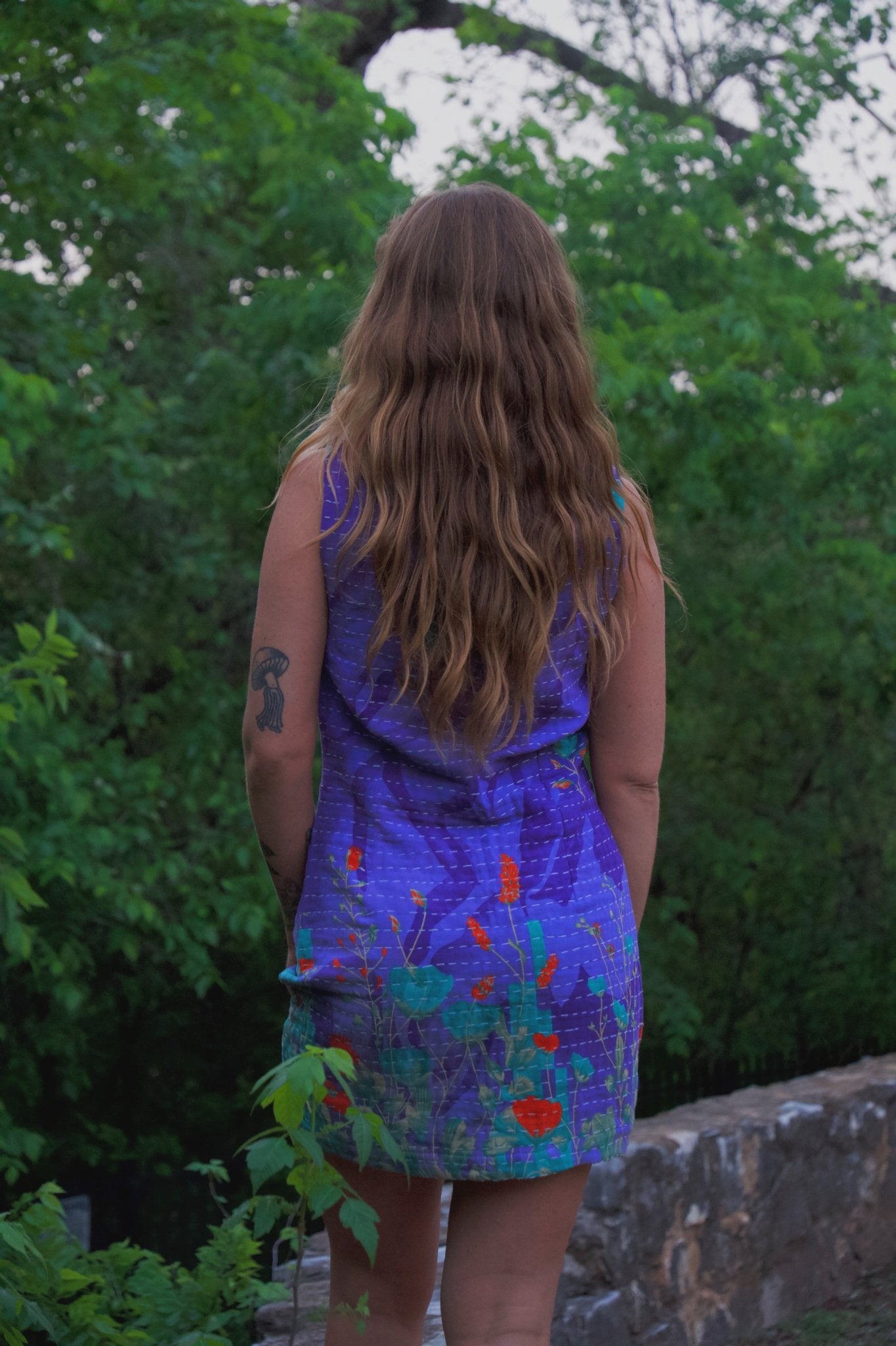 Lavender Mini Dress - Molly Dart