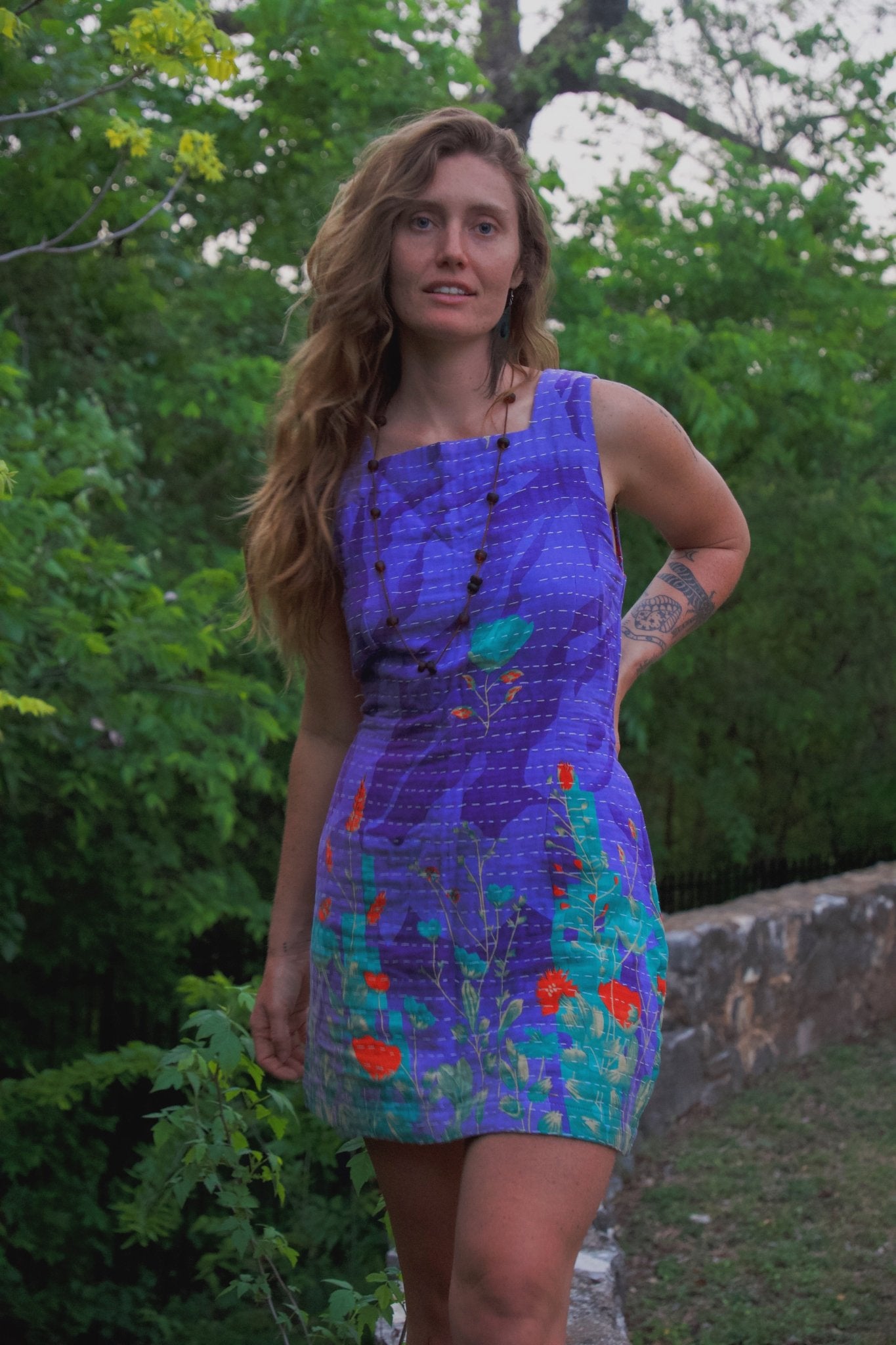 Lavender Mini Dress - Molly Dart