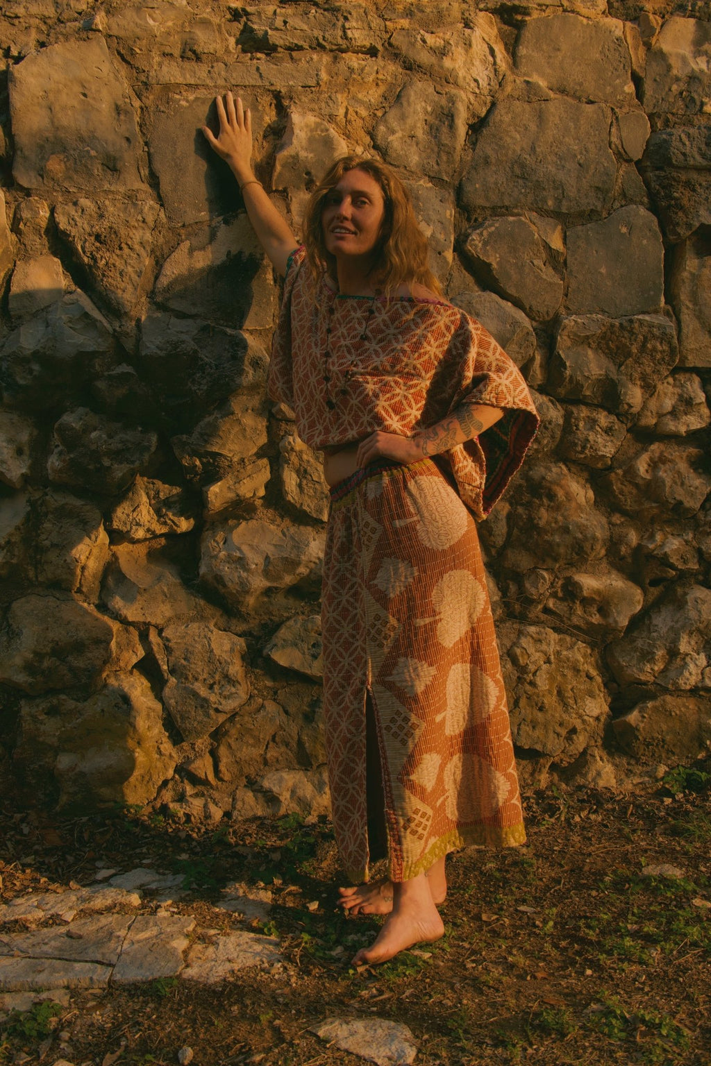 Prickly Pear Maxi Skirt - Molly Dart