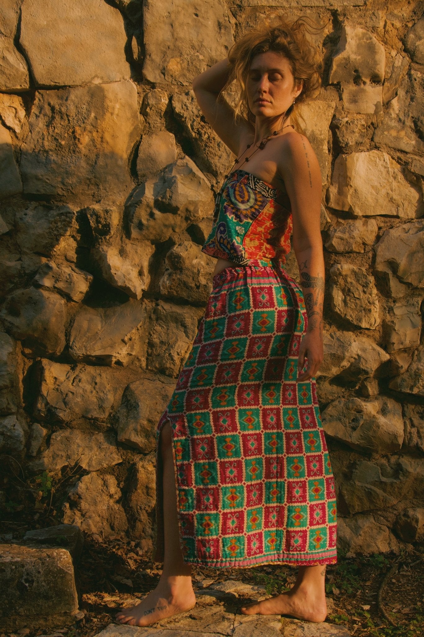 Prickly Pear Maxi Skirt - Molly Dart